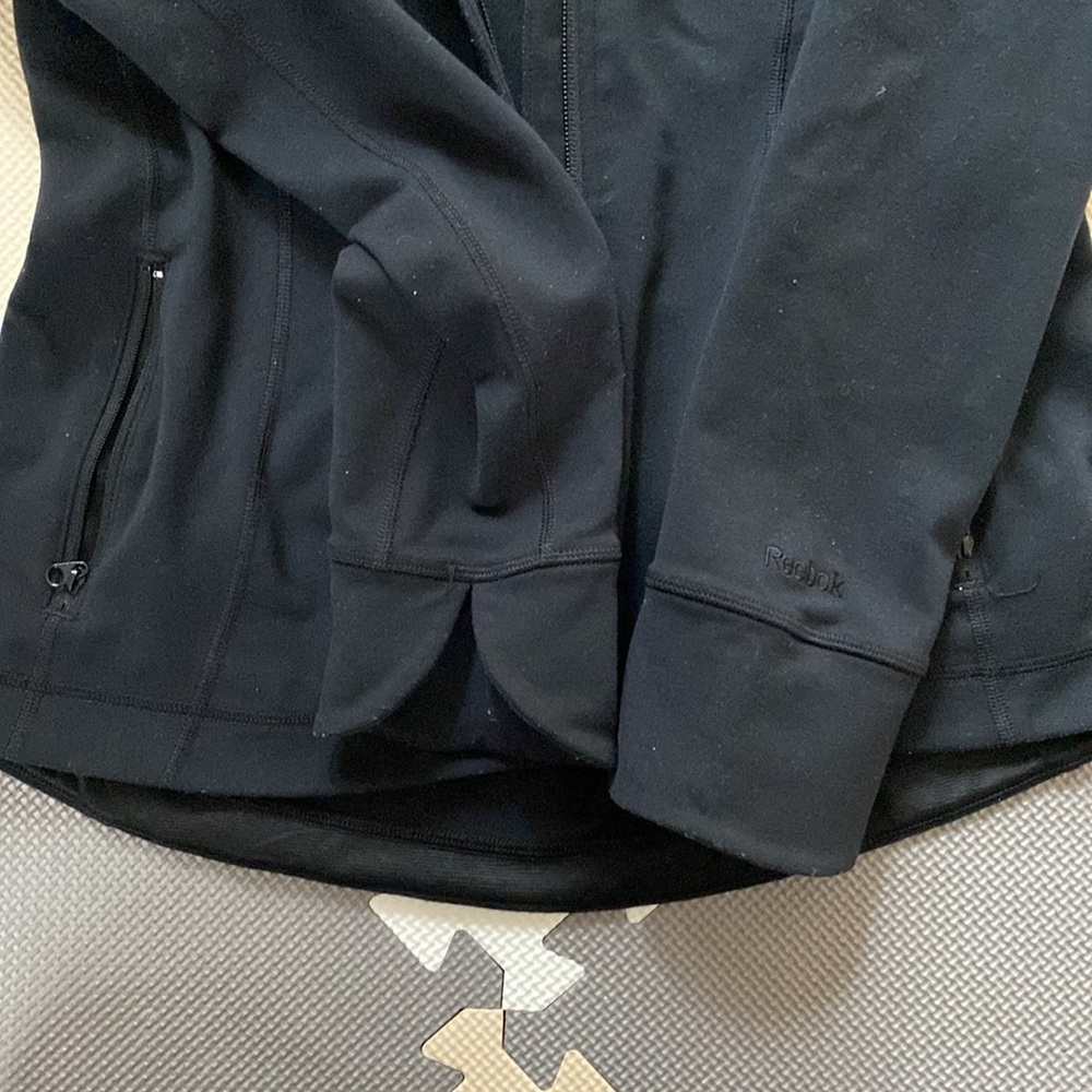 Black Reebok zip up - Picture 3 of 4